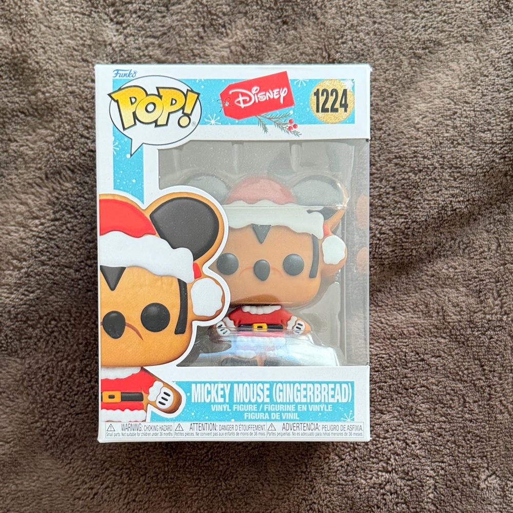 Funko Pop! Disney Mickey Mouse (Gingerbread) Vinyl Figure - Red